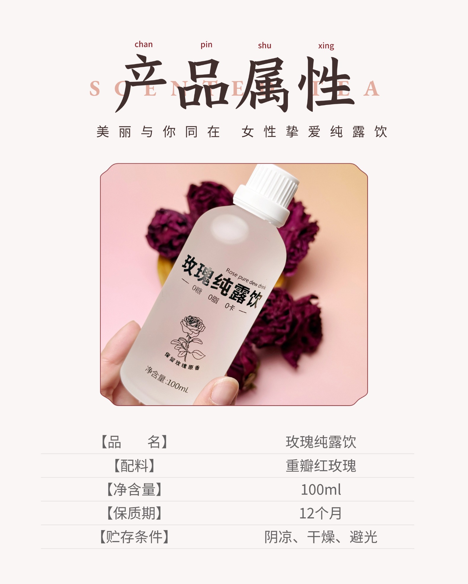 2、详情页，产品属性